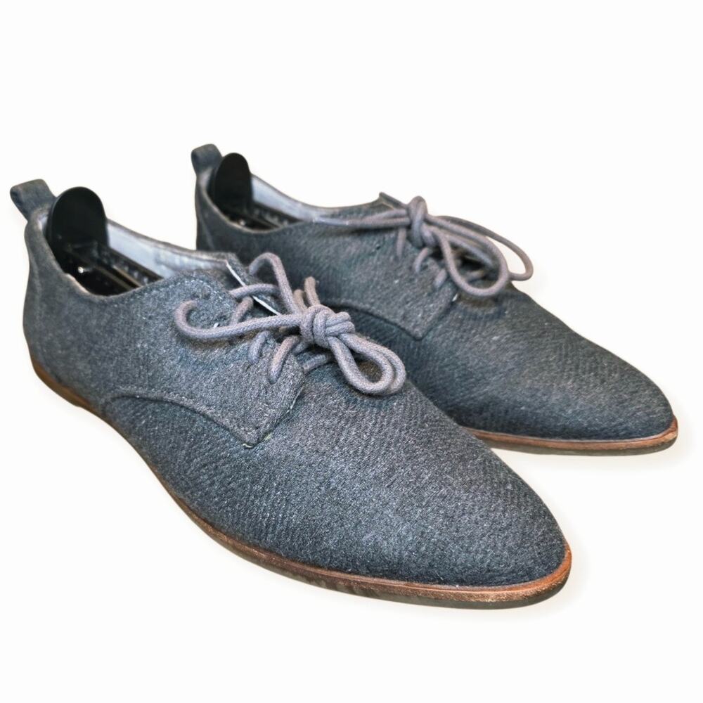 ED by Ellen Degeneres Kerrin Oxford Dress Shoes Lace Up Gray Minimalist
